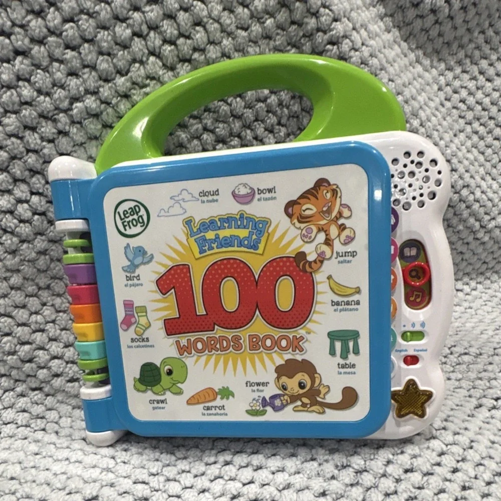 LeapFrog Learning Friends 100 Words Book Electronic Learning Toy English/Spanish